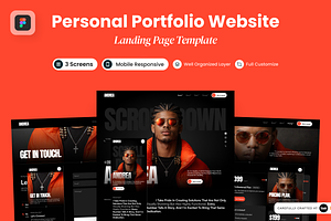 Andrea - Personal Portfolio Website, a Landing Page Template by SLAB! Design