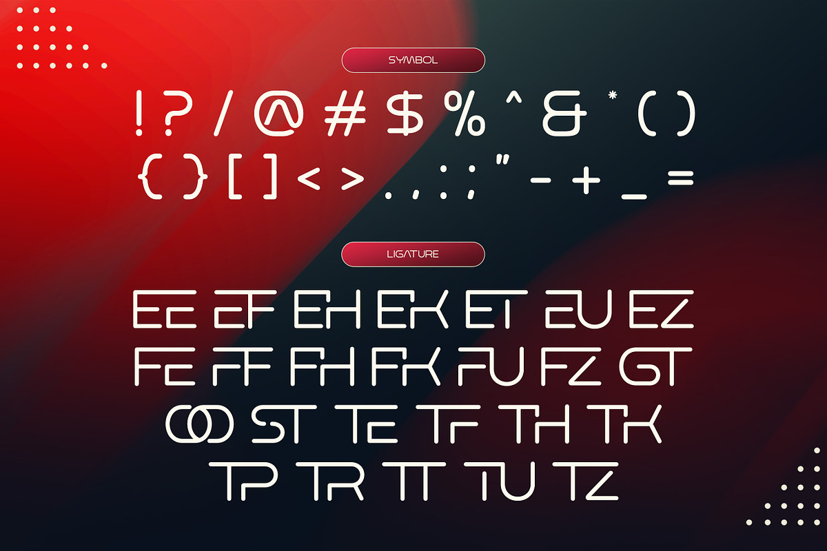 Xoonar - Futuristic Display font, a Sans Serif Font by Flawless And Co (Photo 9 of 10)
