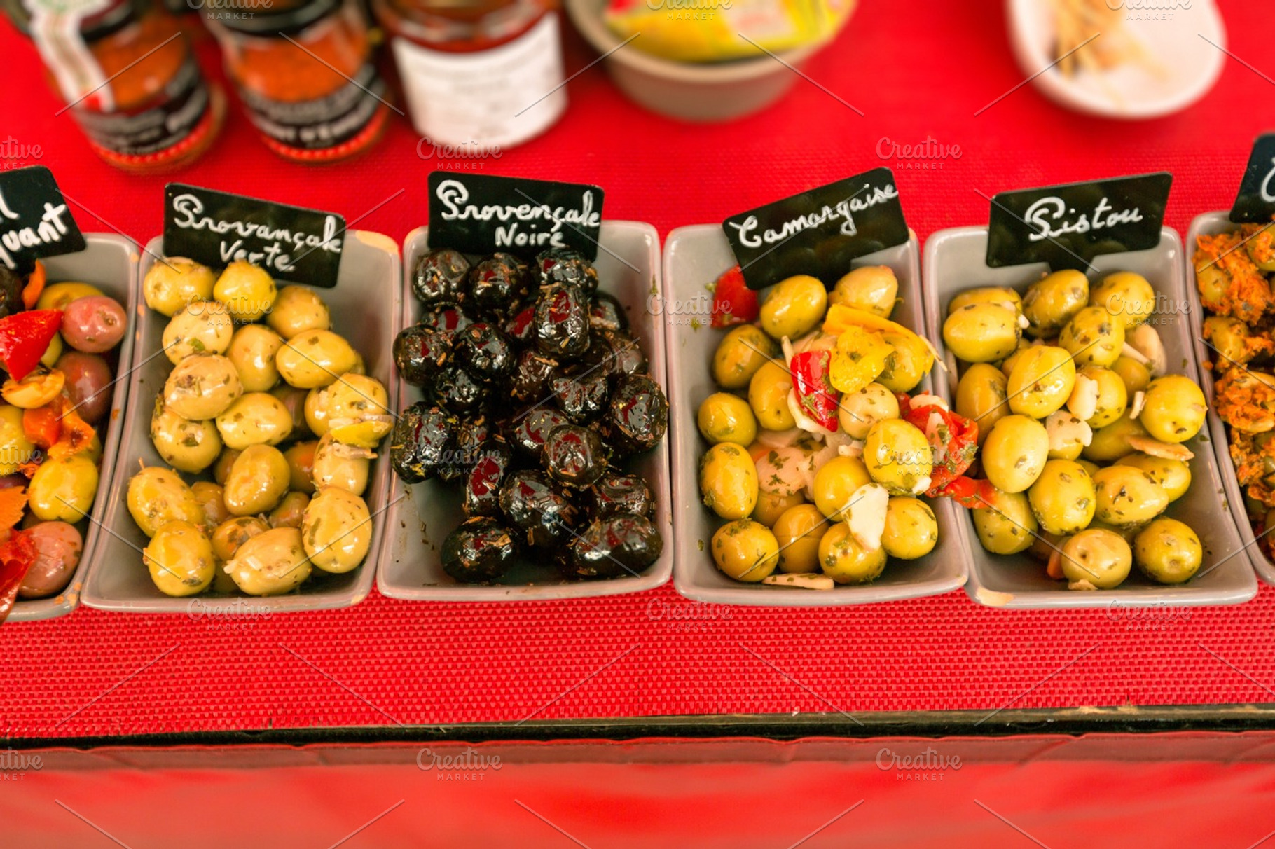 Fresh Olives At A Market In Southern France, a Food & Drink Photo by nullplus Photography