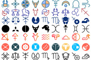 Mystical Symbols Astrology Icons set, an Icon by Vector Portal (Thumbnail 2 of 9)