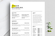 Modern ATS resume template, a Resume Template by Blackcloud_Creations (Thumbnail 2 of 7)