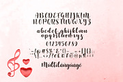 Song of Valentine Font Duo, a Script Font by khurasan (Thumbnail 7 of 7)