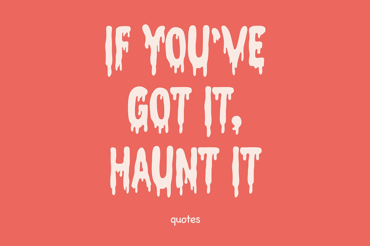 Haunted Dream Font - Horror Font, a Handwritten Font by ariodsgn (Photo 8 of 10)