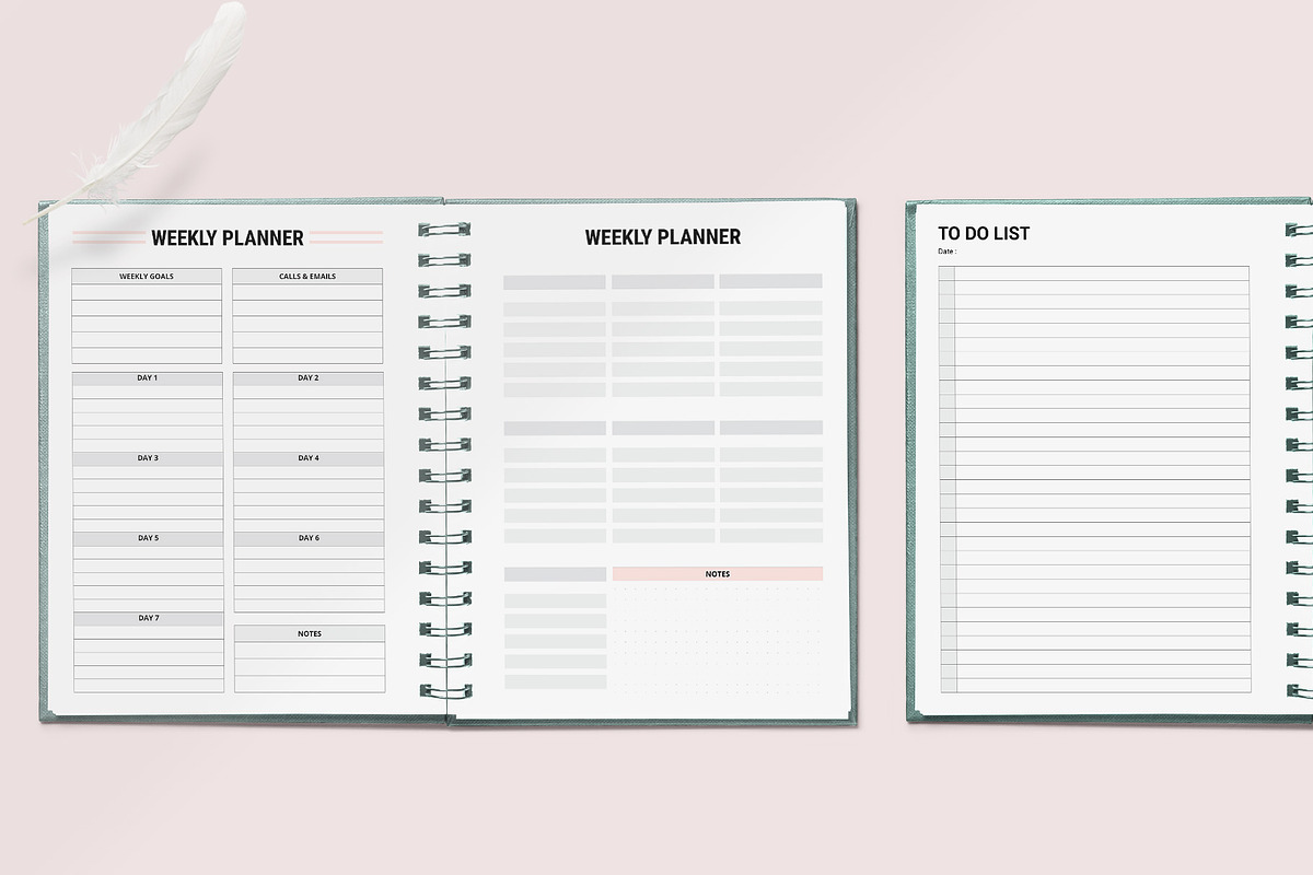Ultimate Planner Bundle Pack, a Stationery Template by ROJI CREATOR (Photo 6 of 12)