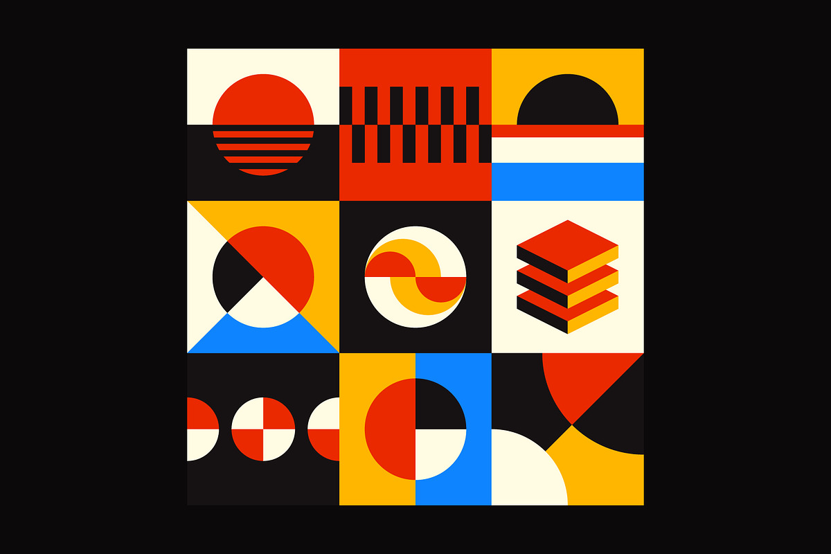 Abstract Seamless Patterns Shapes, a Pattern Graphic by Neo Geo (Photo 12 of 12)