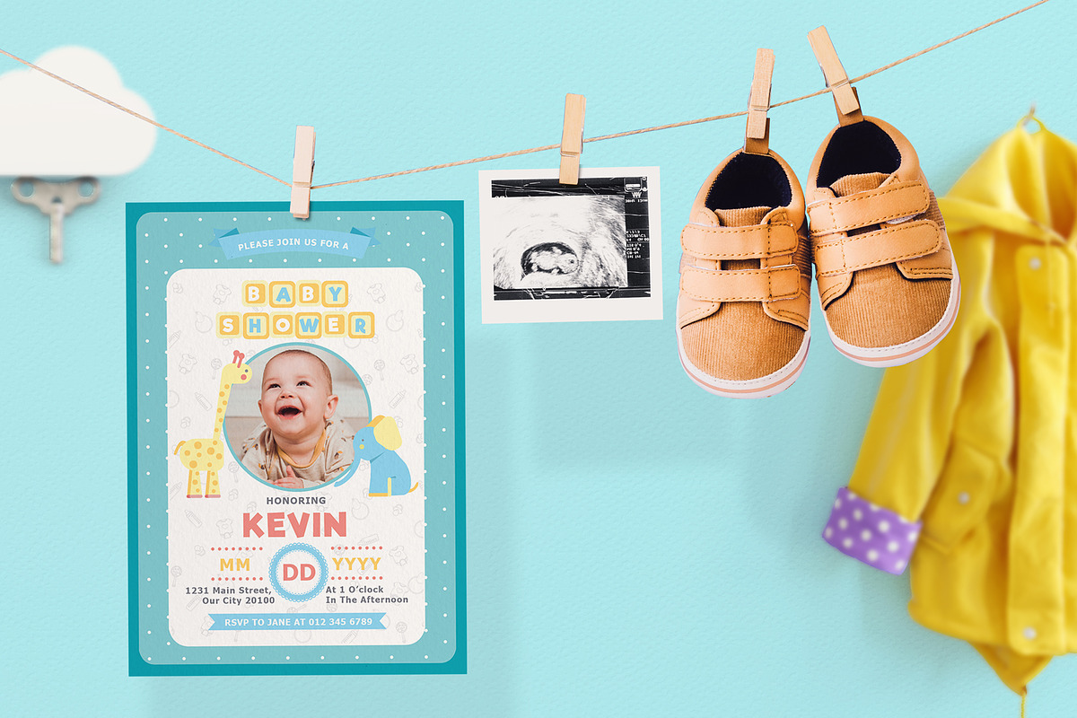BABY SHOWER INVITATION, an Invitation Template by Totem Invitation House (Photo 4 of 6)