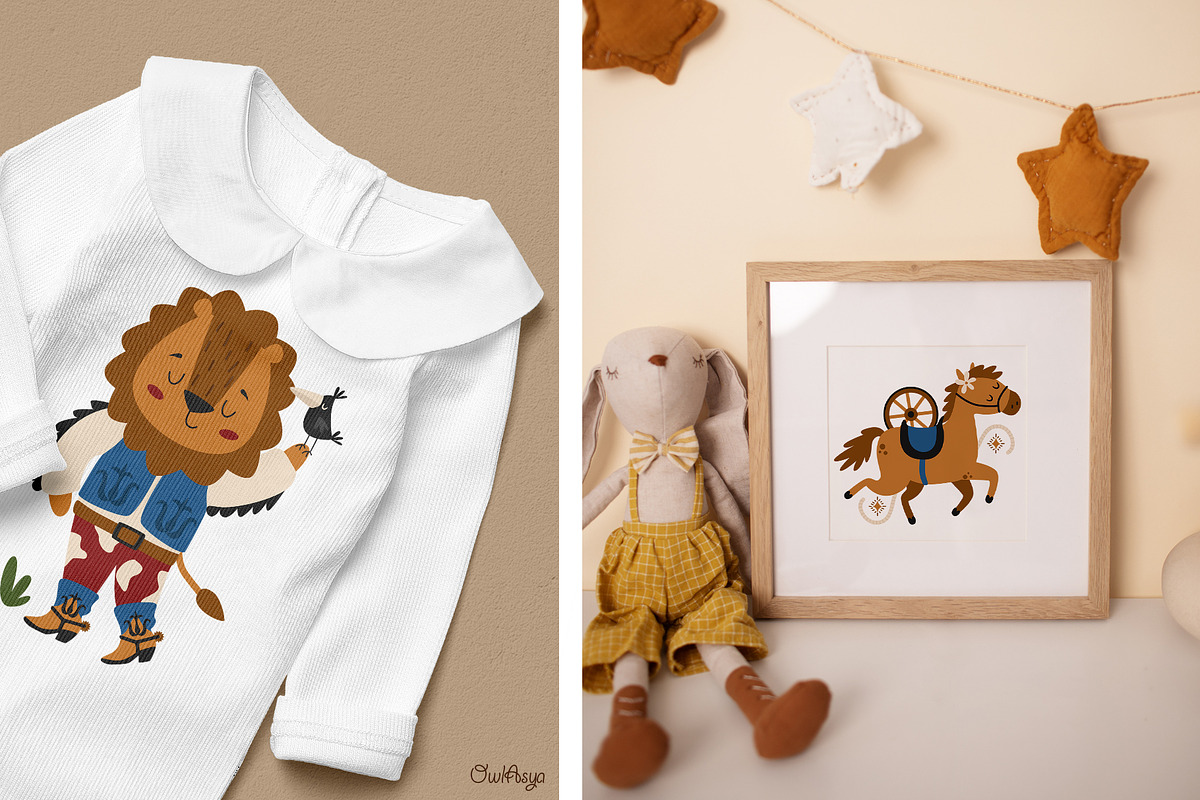 WILD WEST collection, a Graphic by owlasya (Photo 9 of 10)
