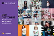 Men's T-Shirt Mock-Up Set, a Shirt Mockup by Freeman Studio (Thumbnail 9 of 14)