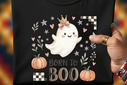 Cute Halloween Ghost Quotes Clipart, a Seasonal Illustration by Tanya Kart (Thumbnail 2 of 11)