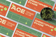 Modern Tennis Business Card, a Business Card Template by Annora Studio (Thumbnail 5 of 6)
