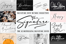 The Signature Font Bundle Collection