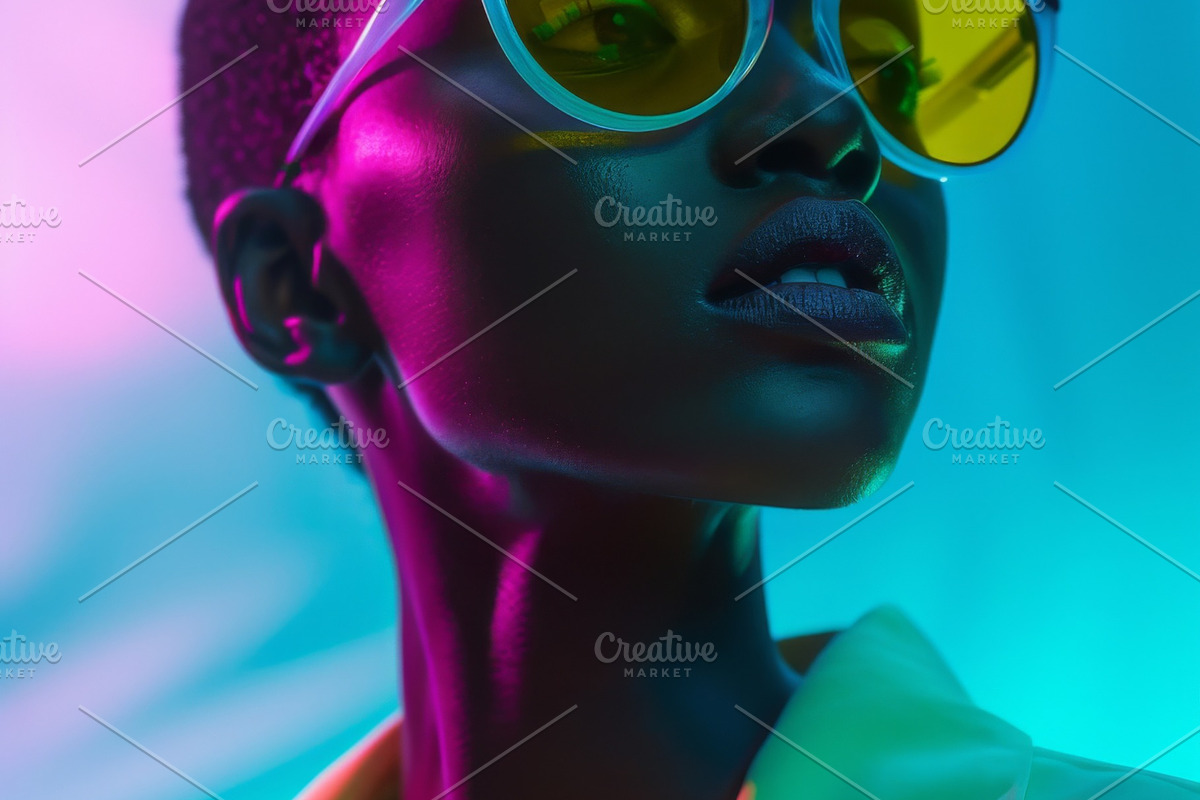 109 Fashion models in sunglasses, a Beauty & Fashion Photo by Handmadefont (Photo 51 of 113)