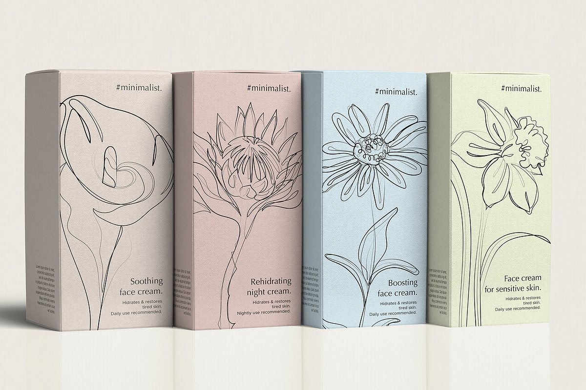 Minimalist Botanical Drawings, an Illustration by amber&ink (Photo 5 of 5)