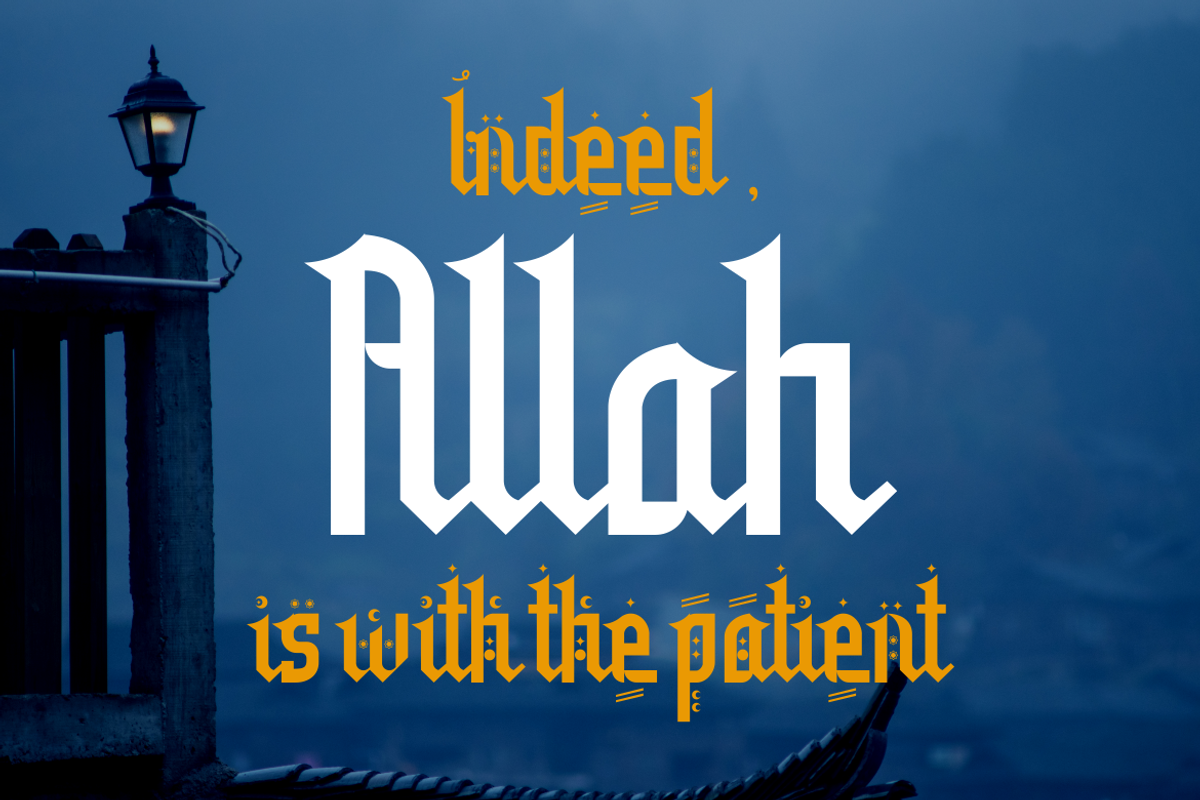 Hikaya Mirage - Arabic Display Font, a Font by PutraCetol Studio (Photo 2 of 11)