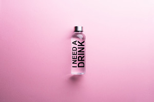 Water bottle stock photo containing bottle and water