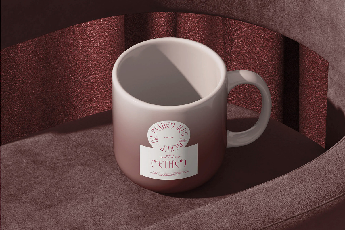 ETHE - Mug mockups set v2, a Cups & Container Mockup by Creatoom (Photo 9 of 15)
