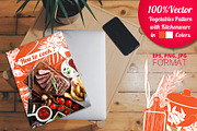Menu, Flyers, Pattern, a Flyer Template by El-Studio (Thumbnail 3 of 7)