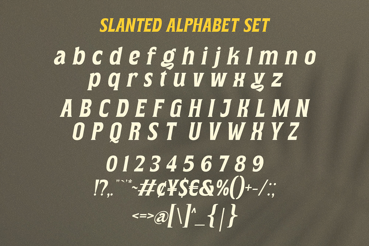 The Ghamber Classic Vintage, a Serif Font by Typetemp Studio (Photo 15 of 17)