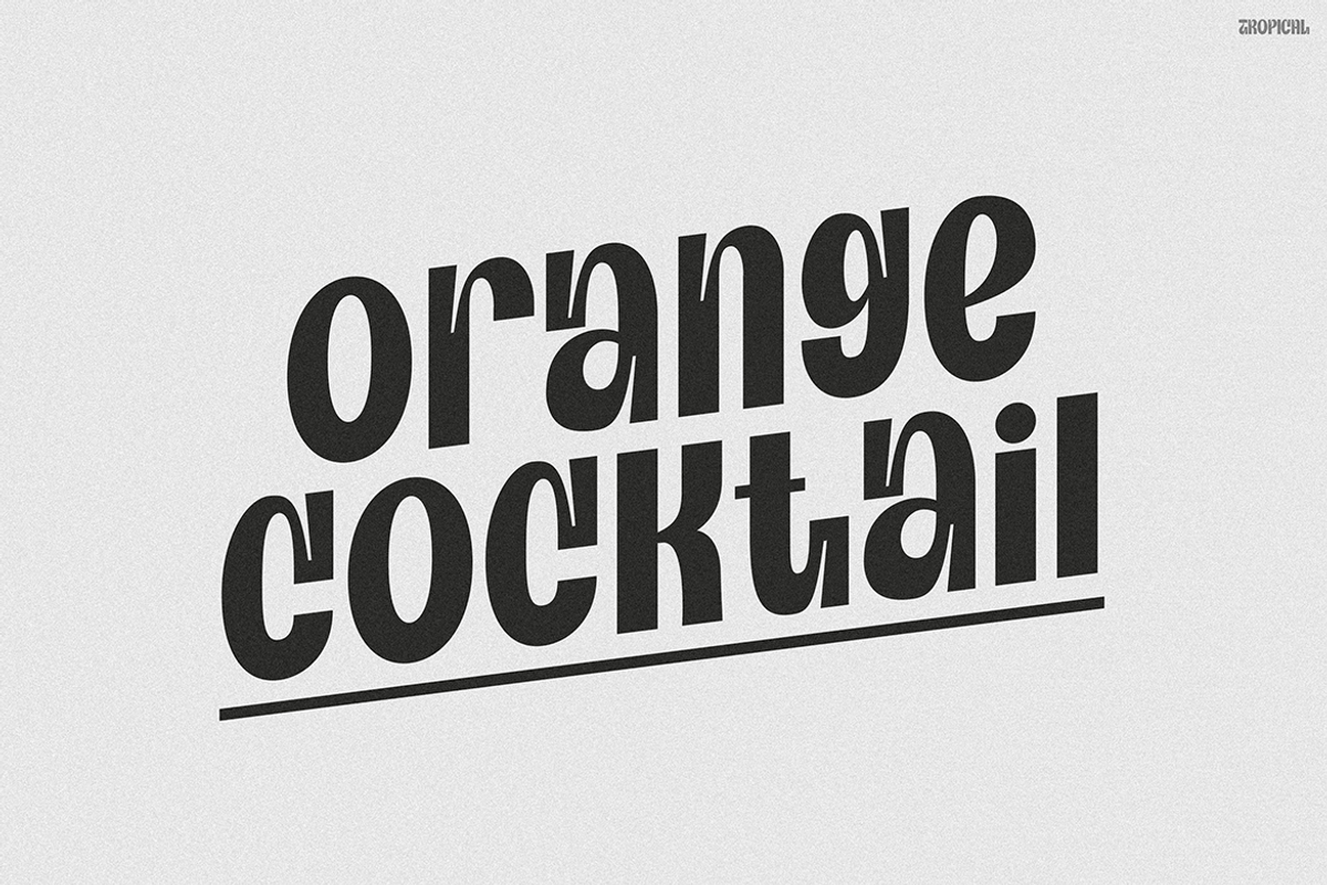 TROPICAL, a Font by Pinisi ART (Photo 5 of 10)