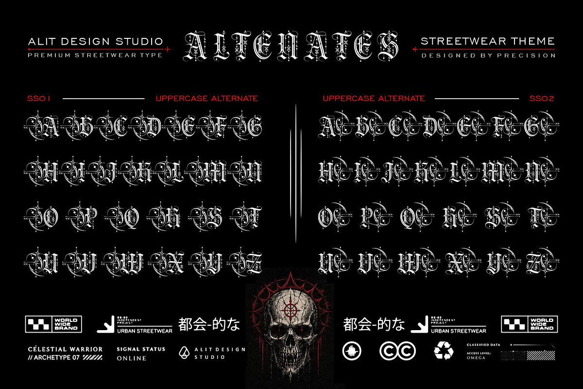 Dread Gothic Typeface, a Blackletter Font by alit design (Photo 19 of 22)