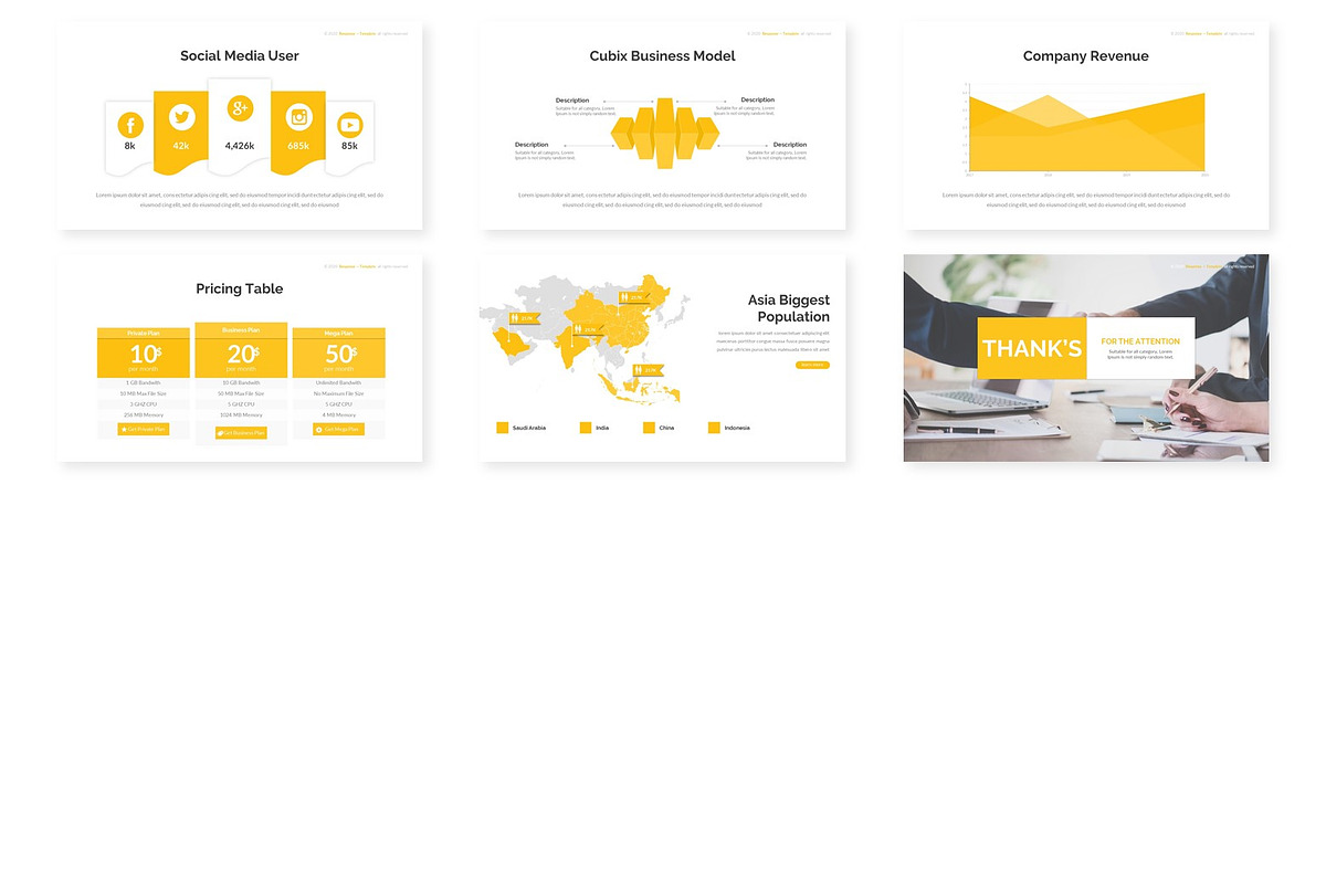 Response - Powerpoint Template, a Presentation Template by inspirasign
