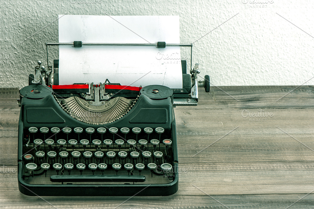 Antique typewriter