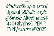 MN Triplay - Elegant Display Serif, a Serif Font by Mantra Naga (Thumbnail 2 of 15)