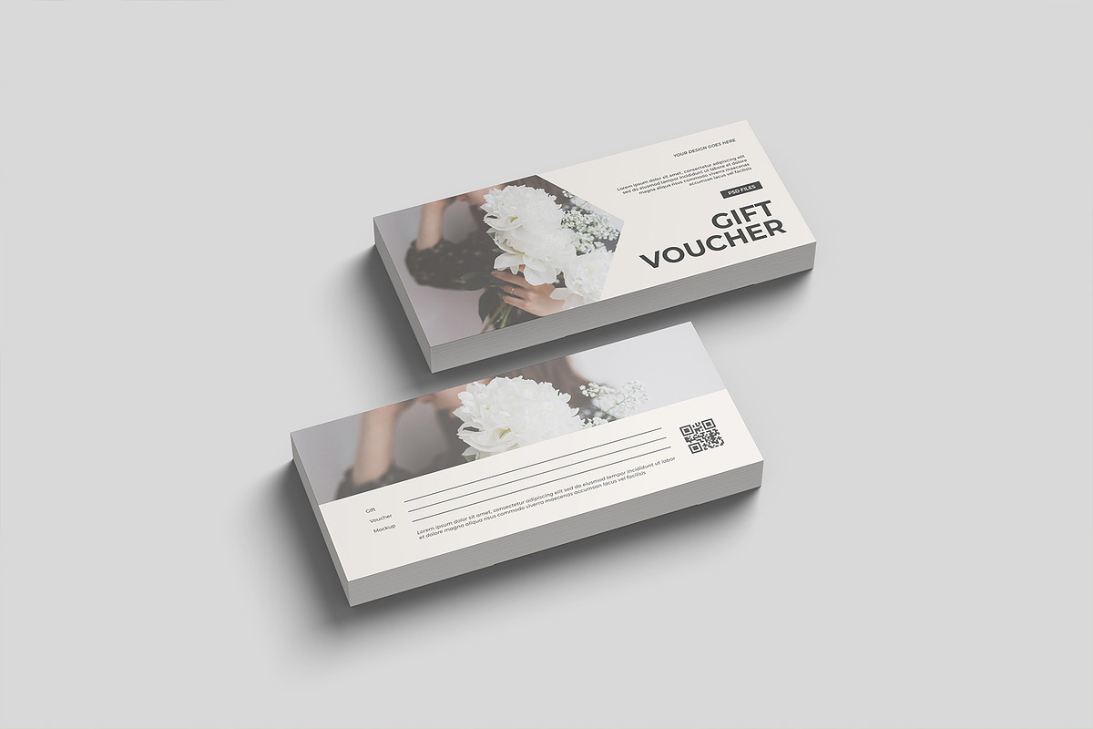 Gift Voucher Mockup, a Merchandise Mockup by graphicpages (Photo 13 of 17)