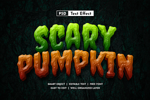 Set Of Horror Text Effect Vol 1