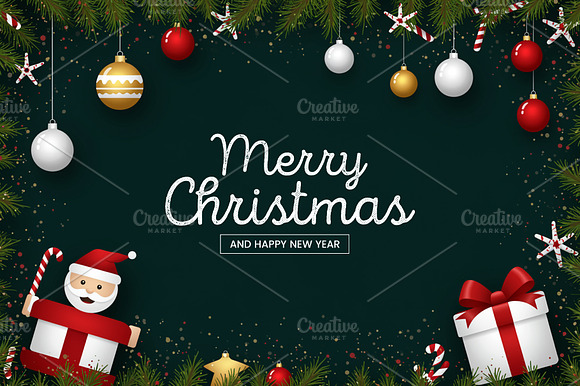 Template Merry Christmas & New Year preview 3