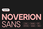 Noverion Sans, a Sans Serif Font by Typehill (Thumbnail 1 of 15)