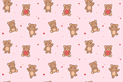 Teddy bears pattern, an Animal Illustration by Cmeree (Thumbnail 3 of 3)