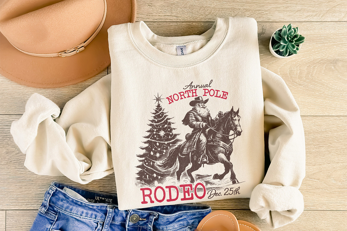 Cowboy Santa Western Christmas PNG, an Illustration by SharpMarketplace (Photo 4 of 9)
