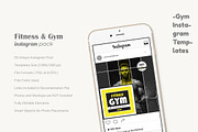 Fitness & GYM Instagram Pack, a Social Media Template by ZAAS (Thumbnail 6 of 6)