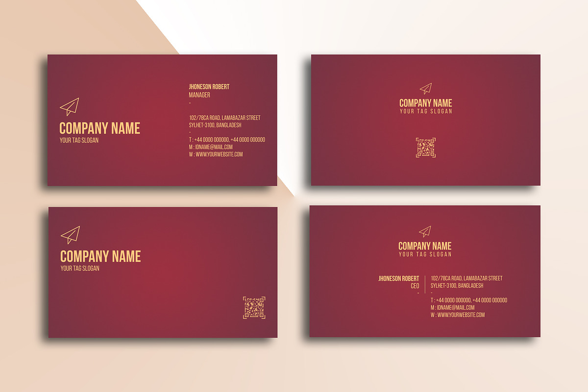 60 Business Cards Bundle, a Business Card Template by Helal Shop (Photo 51 of 60)