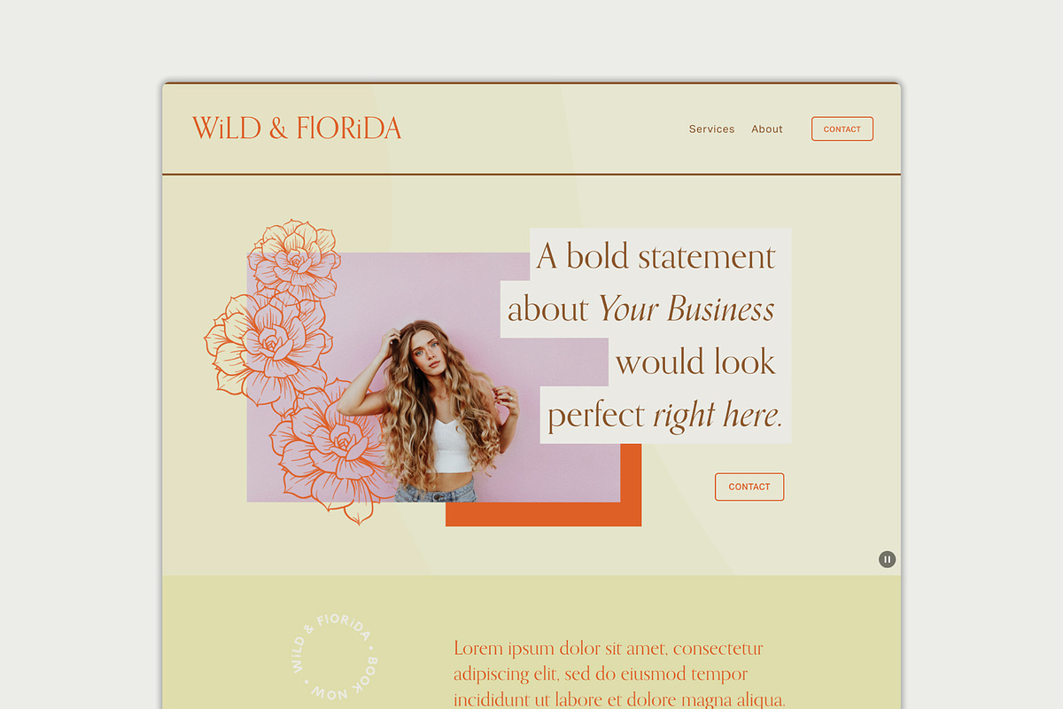 Wild & Florida - Website Template, a Squarespace Template by Ryen Creative (Photo 4 of 5)