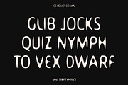 CS Holver Drawn, a Sans Serif Font by Craft Supply Co. (Thumbnail 3 of 8)