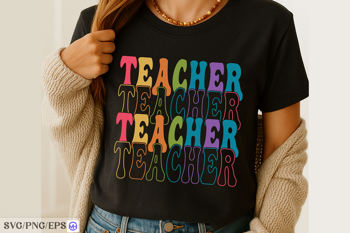 Teacher SVG Inspirational & Funny, a Graphic by mh_arif (Photo 1 of 4)