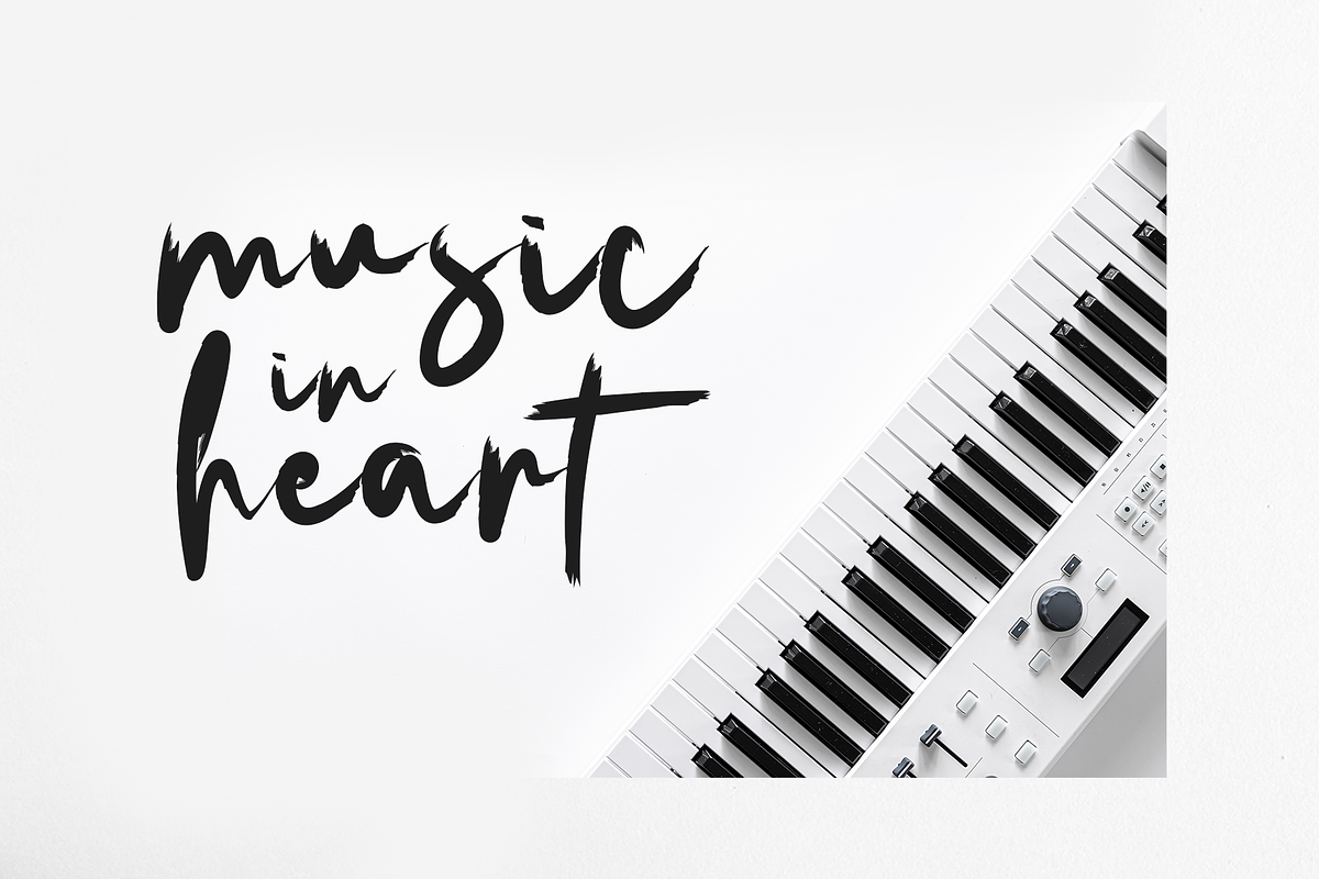 Brushine - Elegant Brush Font, a Handwritten Font by Artkenza (Photo 5 of 7)