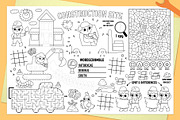 Construction site activity play mats, an Education Illustration by Lexi Claus (Thumbnail 3 of 6)
