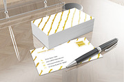 GOLD FOIL BUSINESS CARD, a Business Card Template by Graphic Origin (Thumbnail 4 of 4)