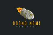 Shark Bullet Logo, a Branding & Logo Template by ARTE MIGUEL (Thumbnail 2 of 3)