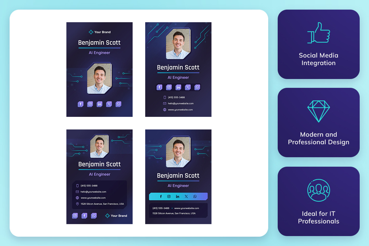 AI Email Signature, an Email Template by Brandify Studio (Photo 3 of 3)