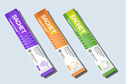 Long Sachet Packaging Mockup, a Packaging Mockup by graphicsauce (Thumbnail 2 of 4)