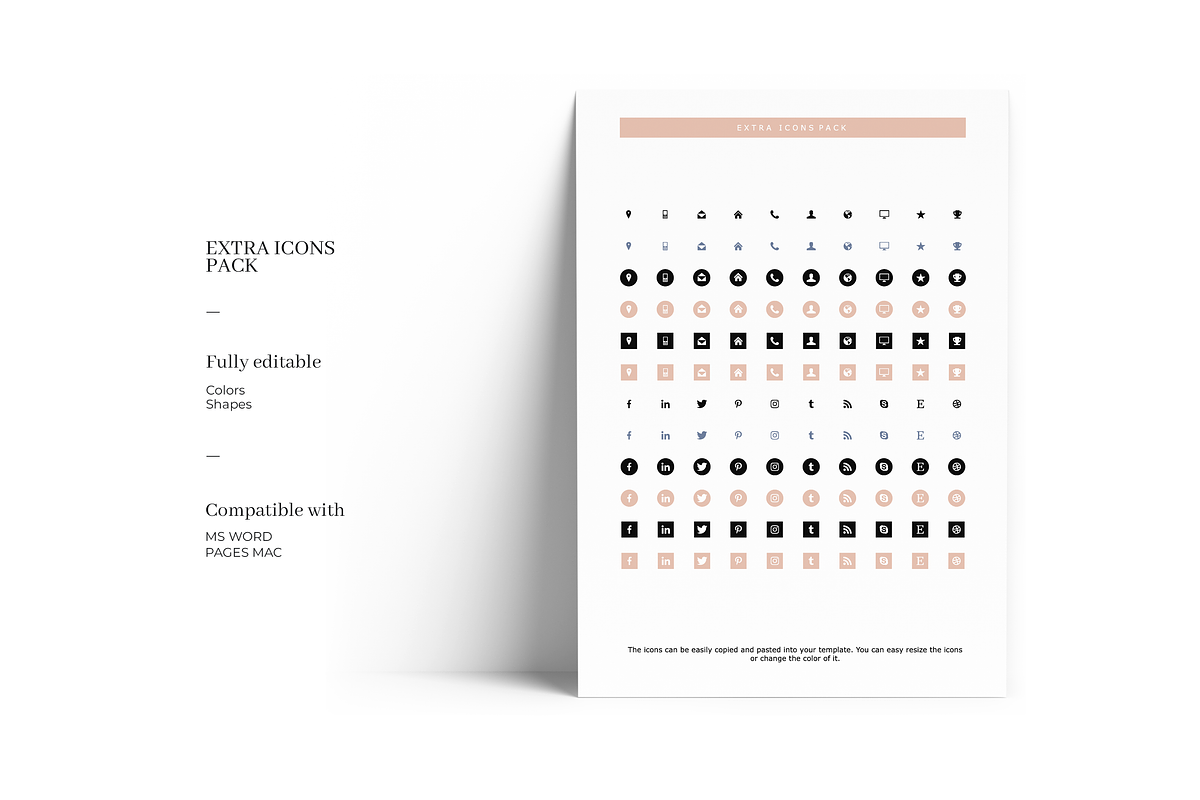 Teacher Resume Template with Photo, a Resume Template by GraphicFlava (Photo 5 of 8)