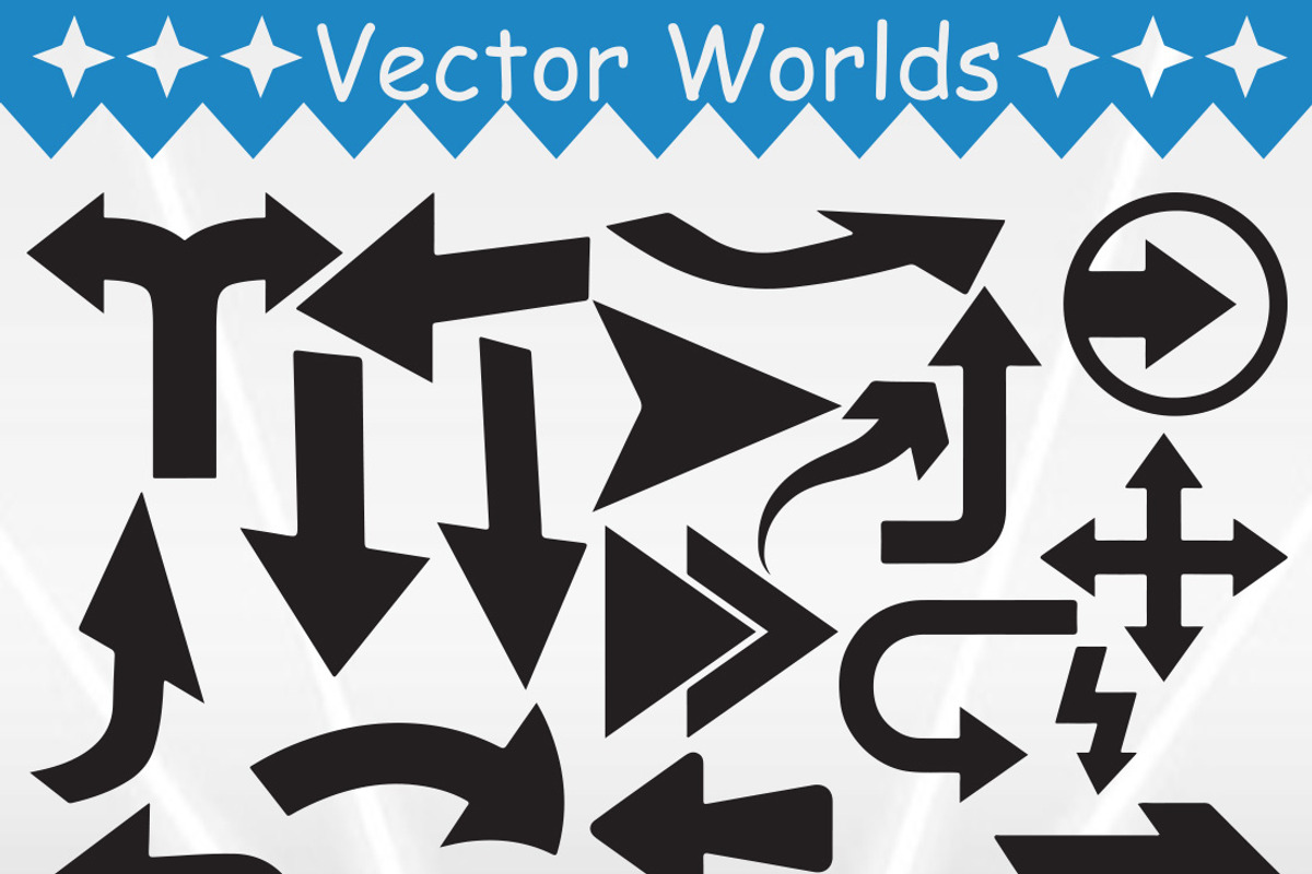 Arrow Svg, Shape, The Flash Svg, an Object Graphic by VectorWorlds (Photo 2 of 3)