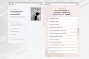 Showit FAQ Section Template Add On, a Landing Page Template by Sugar Studios (Thumbnail 2 of 7)