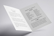 Minimalist Funeral Program Template, a Brochure Template by Madhabi Studio (Thumbnail 4 of 5)