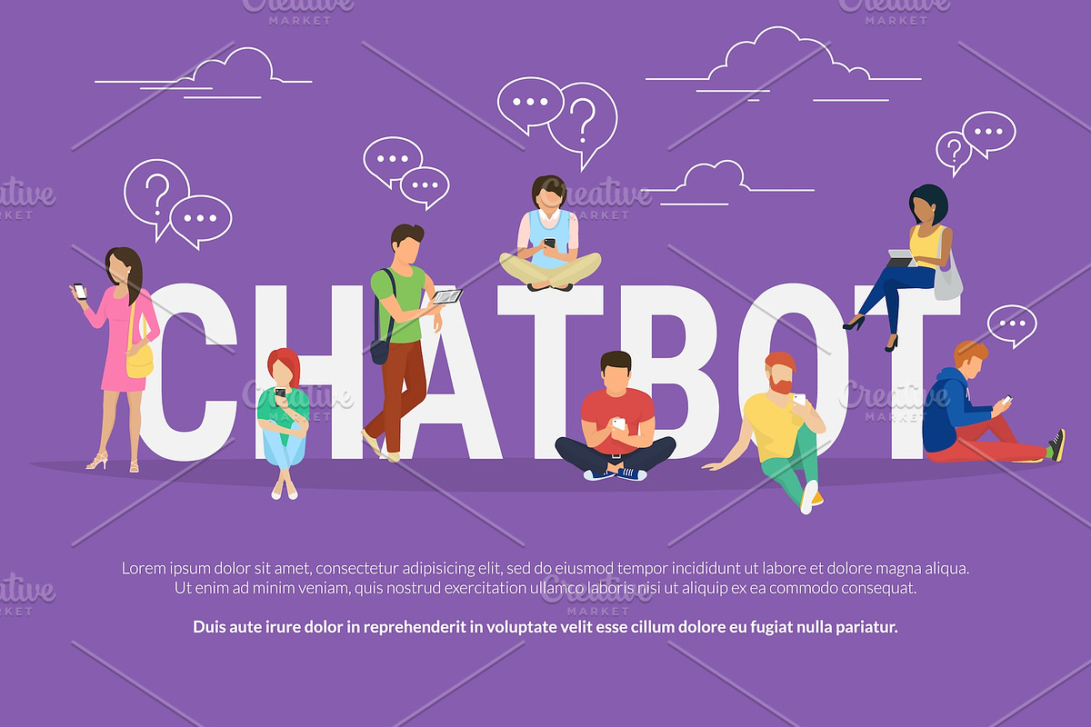 Chatbot concept illustration, a Technology Illustration by Julia Tim (Photo 1 of 3)