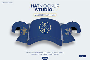 Hat Mockup Studio - Vector Edition